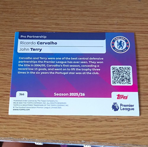 Topps pro partnership insert - topps,