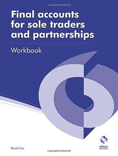 Final accounts for - accounts, sole